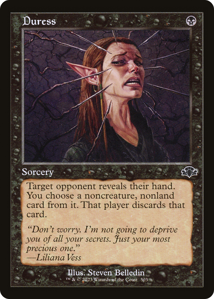 Duress (Retro) [Dominaria Remastered] | Odin's Place