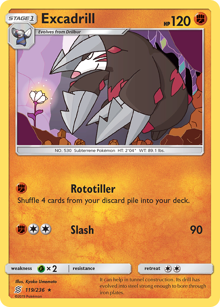 Excadrill (119/236) [Sun & Moon: Unified Minds] | Odin's Place