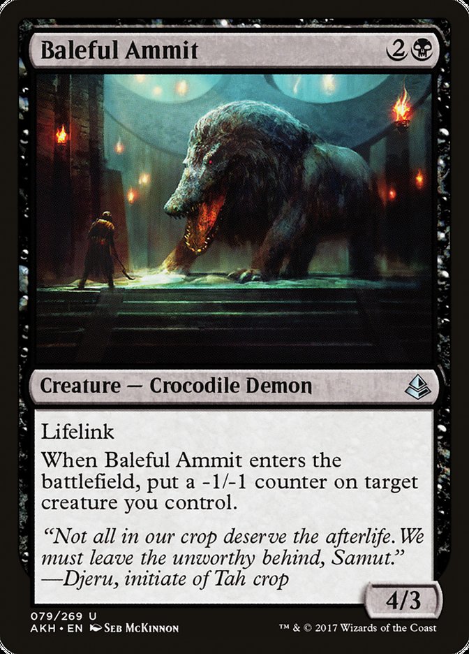 Baleful Ammit (79) [Amonkhet] | Odin's Place