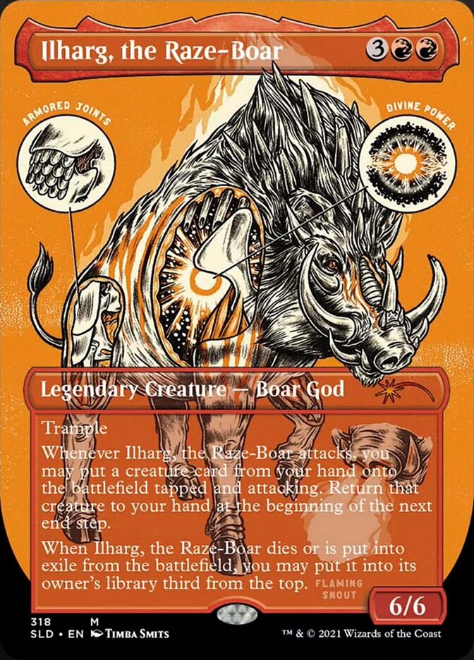 Ilharg, the Raze-Boar (Borderless) [Secret Lair Drop Series] | Odin's Place
