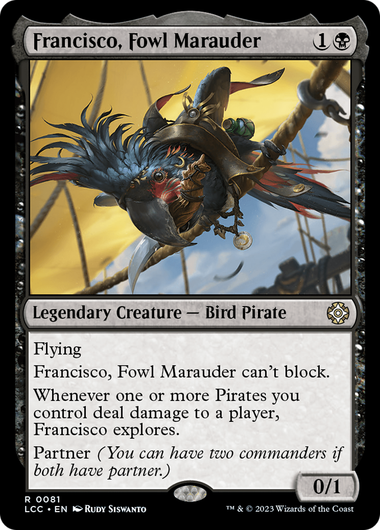 Francisco, Fowl Marauder [The Lost Caverns of Ixalan Commander] | Odin's Place