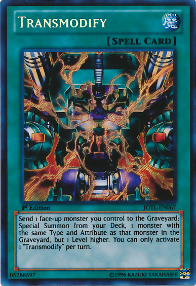 Transmodify [JOTL-EN067] Secret Rare | Odin's Place