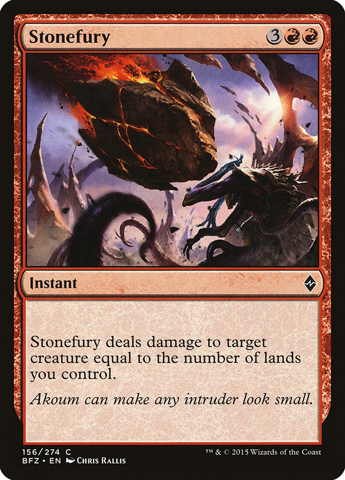 Stonefury (156) [Battle for Zendikar] | Odin's Place