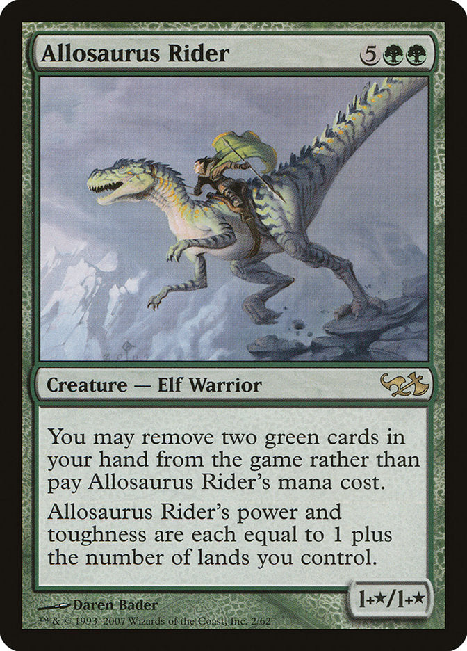 Allosaurus Rider (2) [Duel Decks: Elves vs. Goblins] | Odin's Place