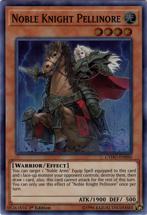 Noble Knight Pellinore [CYHO-EN090] Super Rare | Odin's Place