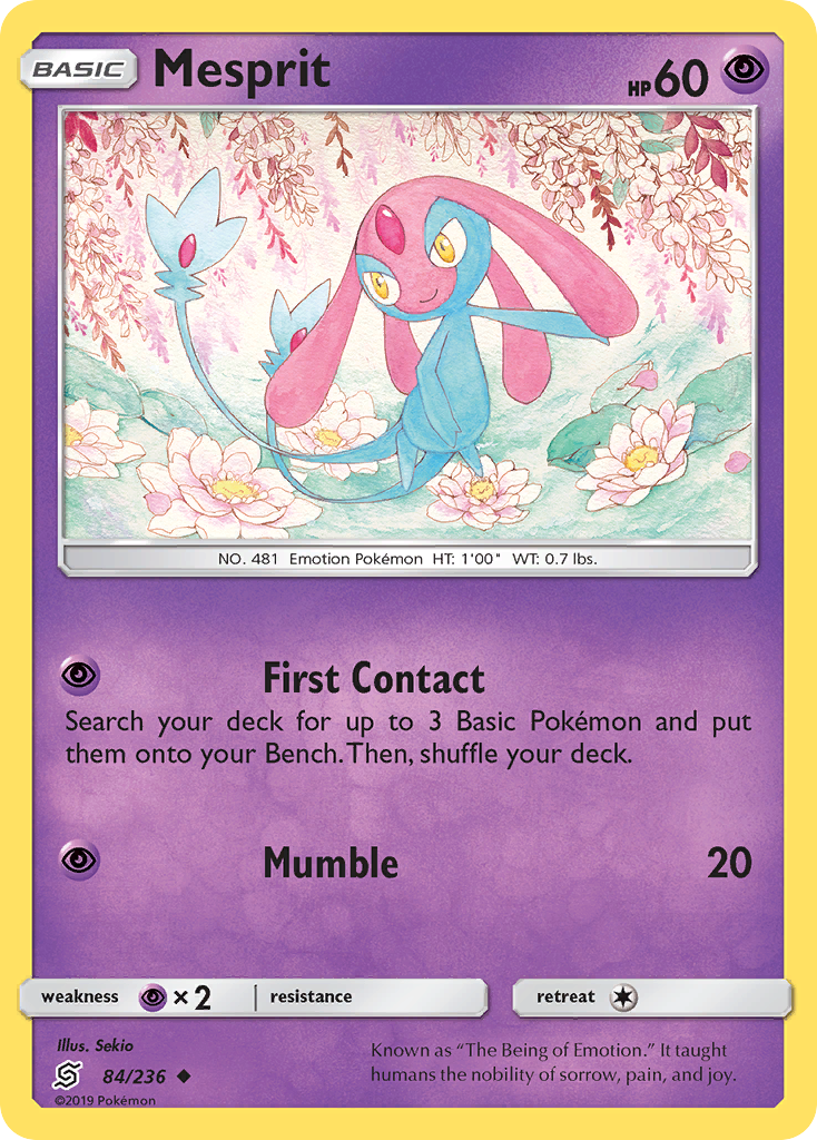 Mesprit (84/236) [Sun & Moon: Unified Minds] | Odin's Place