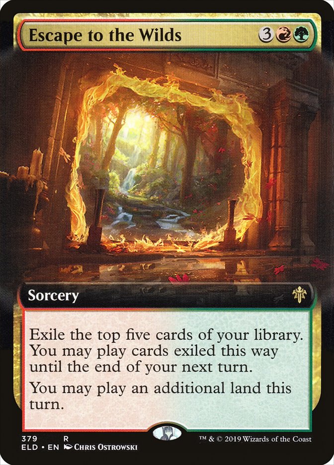 Escape to the Wilds (Extended Art) [Throne of Eldraine] | Odin's Place