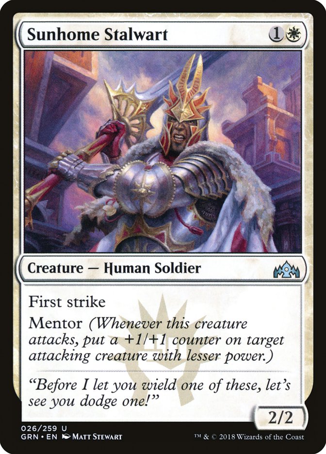 Sunhome Stalwart (26) [Guilds of Ravnica] | Odin's Place