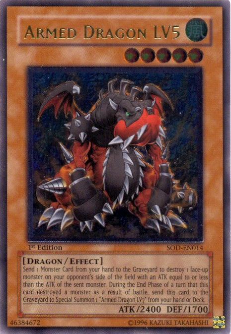 Armed Dragon LV5 [SOD-EN014] Ultimate Rare | Odin's Place