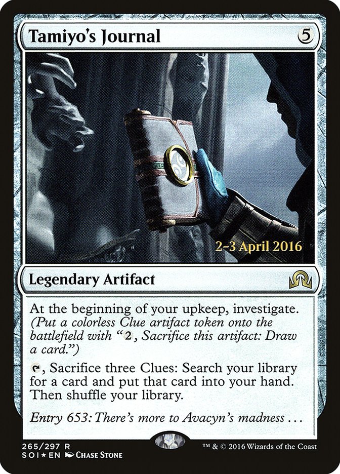 Tamiyo's Journal (265) (Entry 653) [Shadows over Innistrad Promos] | Odin's Place
