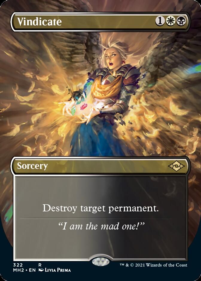 Vindicate (Borderless Alternate Art) [Modern Horizons 2] | Odin's Place