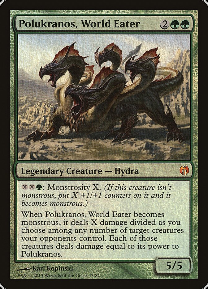 Polukranos, World Eater (43) [Duel Decks: Heroes vs. Monsters] | Odin's Place