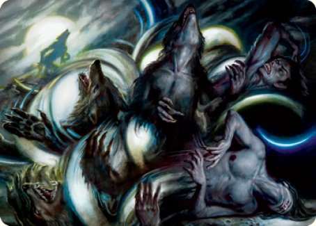 Lunar Rejection Art Card [Innistrad: Crimson Vow Art Series] | Odin's Place