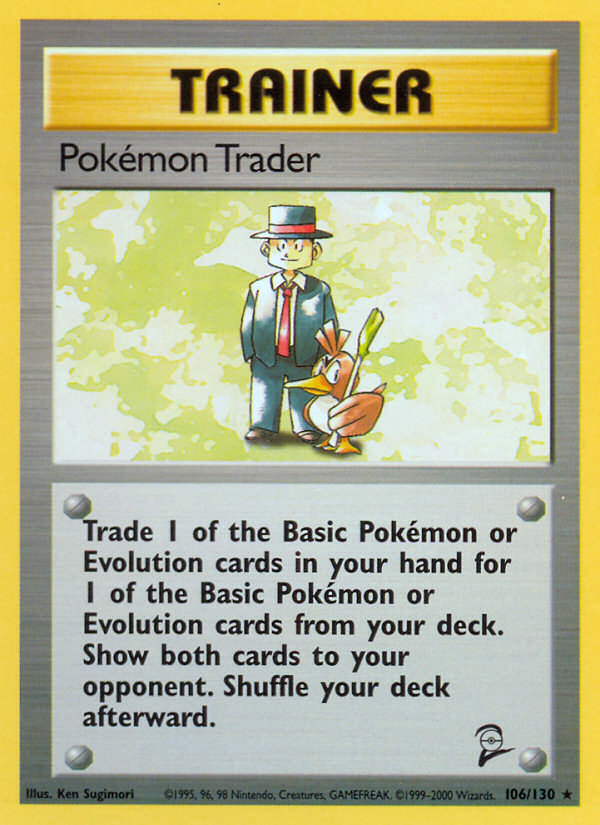 Pokemon Trader (106/130) [Base Set 2] | Odin's Place
