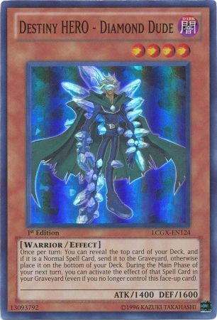 Destiny HERO - Diamond Dude [LCGX-EN124] Super Rare | Odin's Place