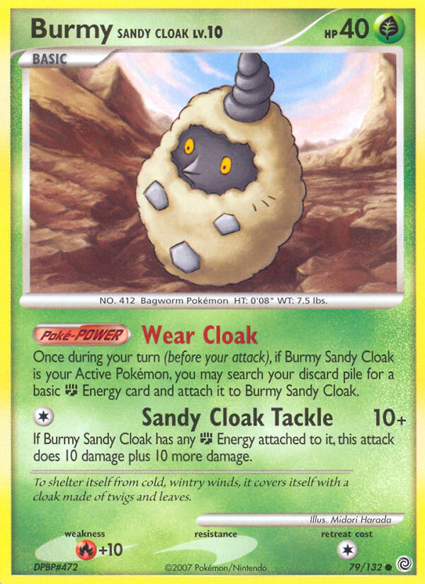Burmy Sandy Cloak (79/132) [Diamond & Pearl: Secret Wonders] | Odin's Place