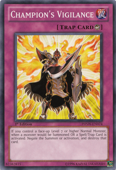 Champion's Vigilance [PHSW-EN074] Common | Odin's Place