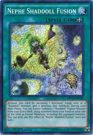 Nephe Shaddoll Fusion [MP15-EN230] Secret Rare | Odin's Place
