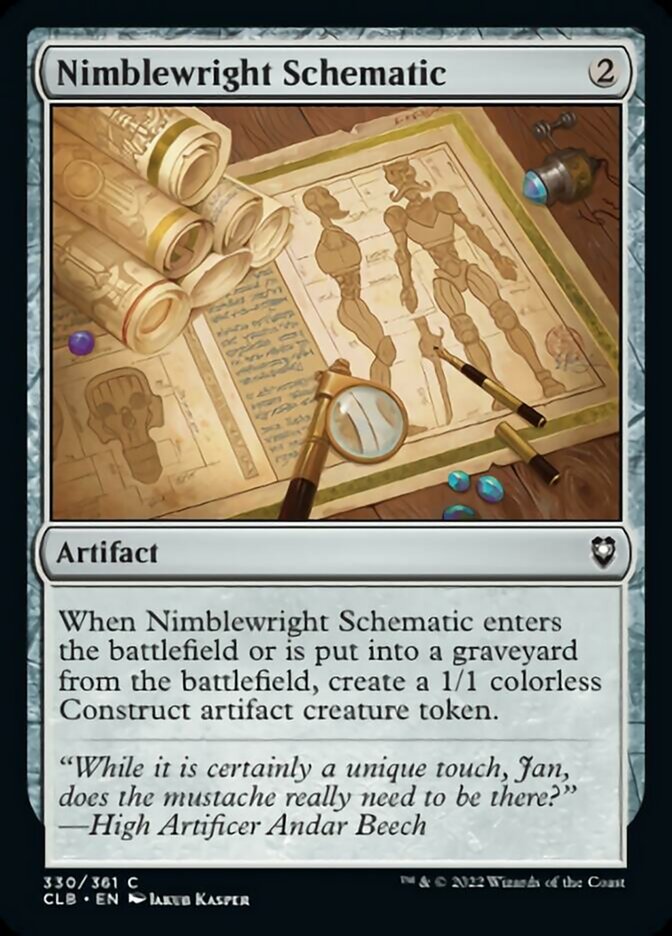 Nimblewright Schematic [Commander Legends: Battle for Baldur's Gate] | Odin's Place