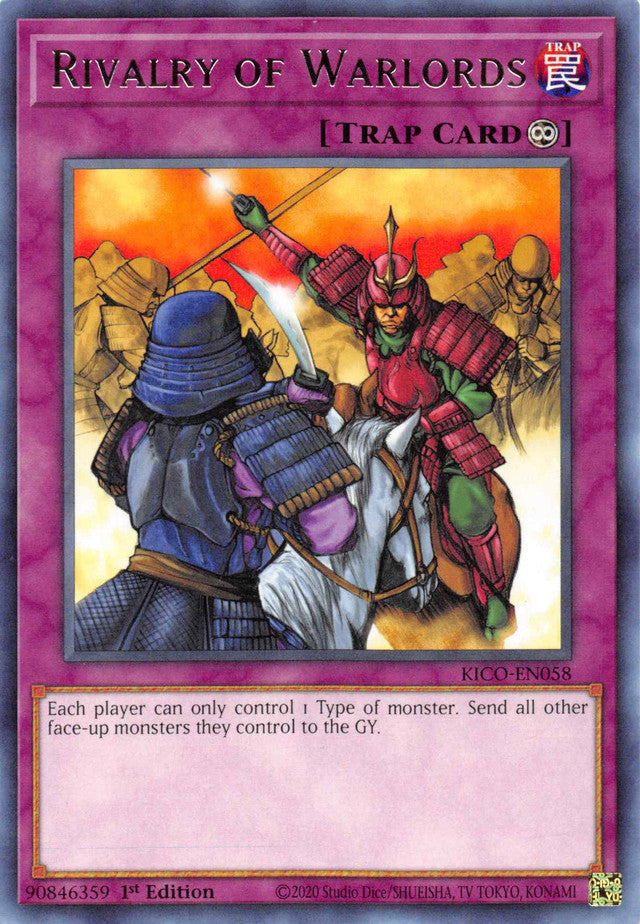 Rivalry of Warlords [KICO-EN058] Rare | Odin's Place