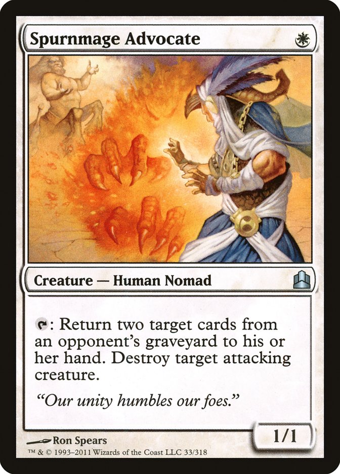 Spurnmage Advocate (33) [Commander 2011] | Odin's Place