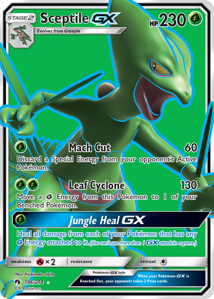 Sceptile GX (196/214) [Sun & Moon: Lost Thunder] | Odin's Place
