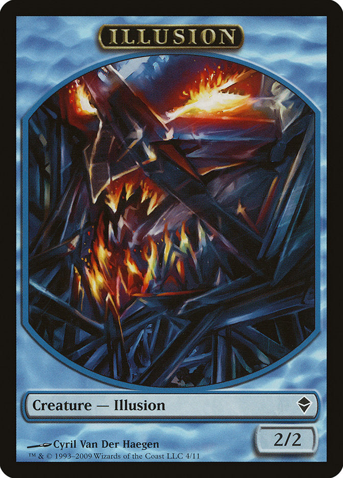 Illusion Token (4) [Zendikar Tokens] | Odin's Place