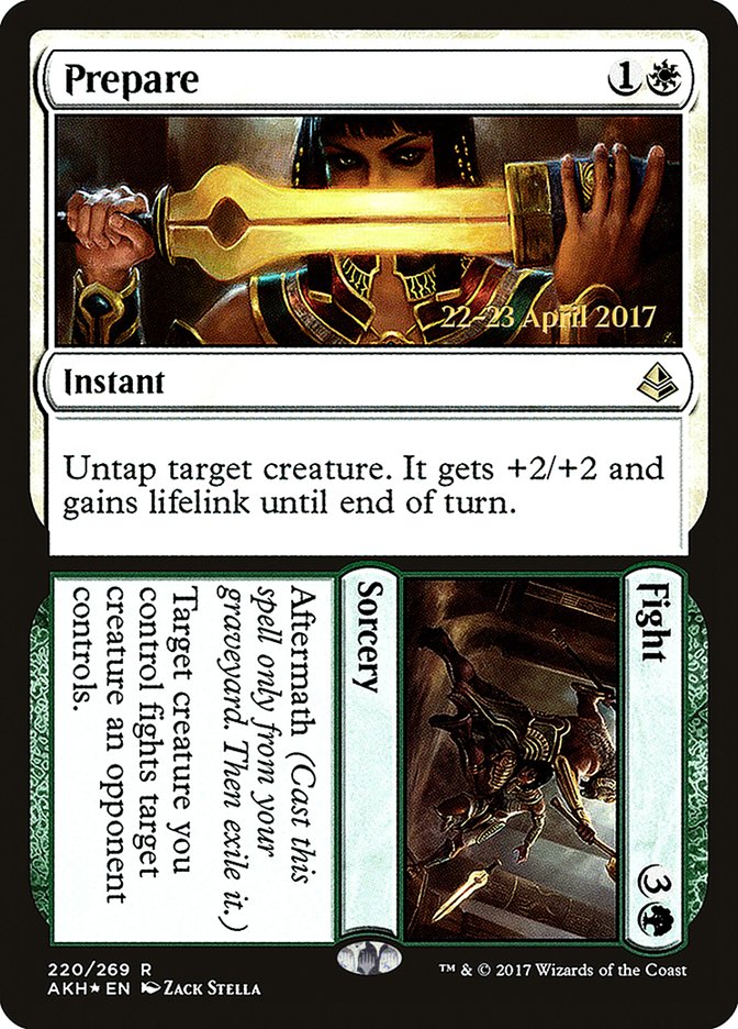 Prepare // Fight (220) [Amonkhet Prerelease Promos] | Odin's Place