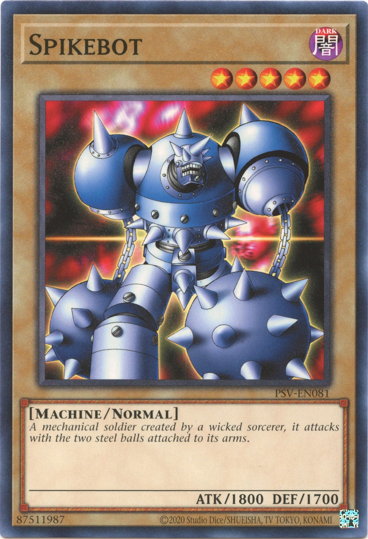 Spikebot (25th Anniversary) [PSV-EN081] Common | Odin's Place