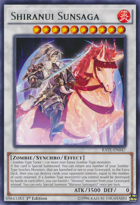 Shiranui Sunsaga [RATE-EN047] Rare | Odin's Place