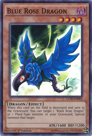 Blue Rose Dragon [LC5D-EN093] Super Rare | Odin's Place