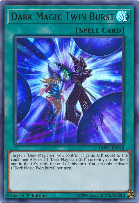 Dark Magic Twin Burst [DUPO-EN018] Ultra Rare | Odin's Place