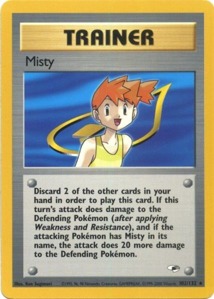 Misty (102/132) [Gym Heroes Unlimited] | Odin's Place
