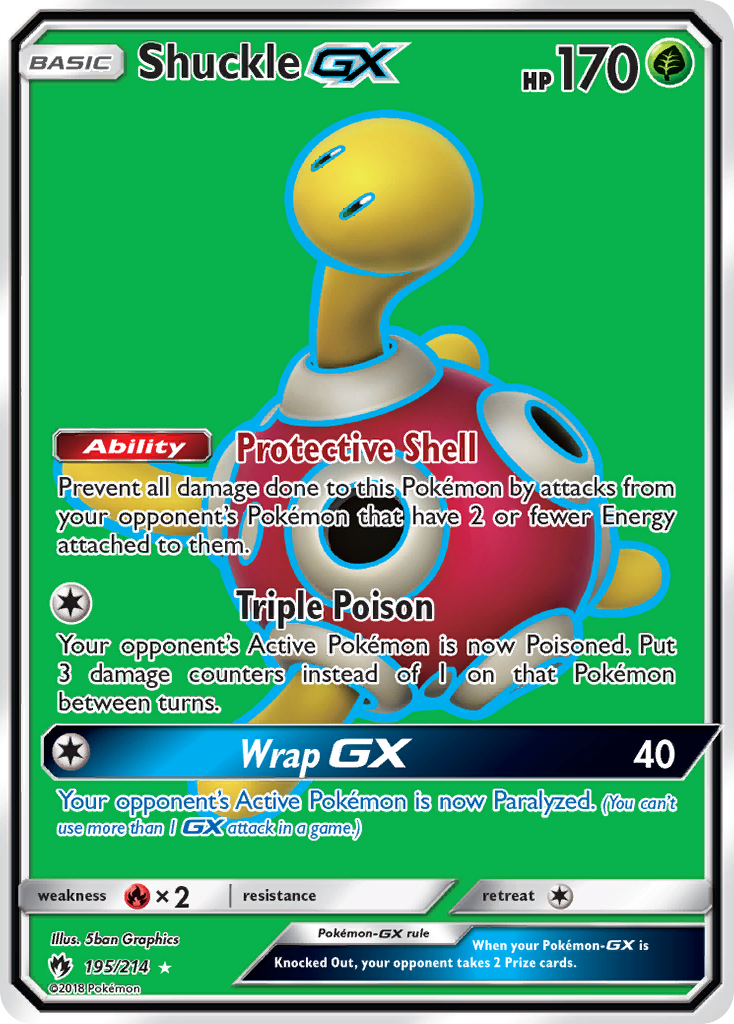 Shuckle GX (195/214) [Sun & Moon: Lost Thunder] | Odin's Place