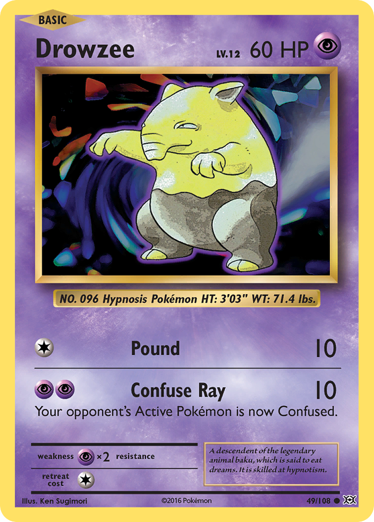 Drowzee (49/108) [XY: Evolutions] | Odin's Place