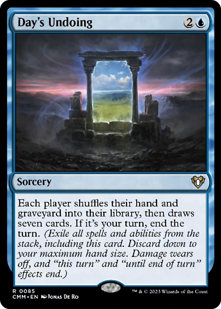 Day's Undoing [Commander Masters] | Odin's Place