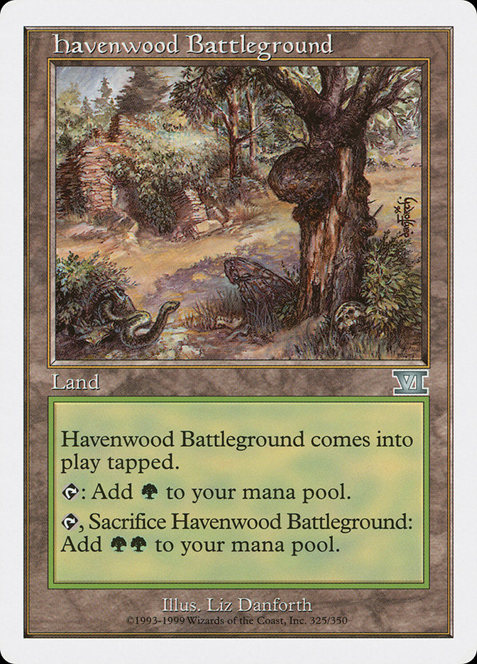 Havenwood Battleground (325) [Classic Sixth Edition] | Odin's Place