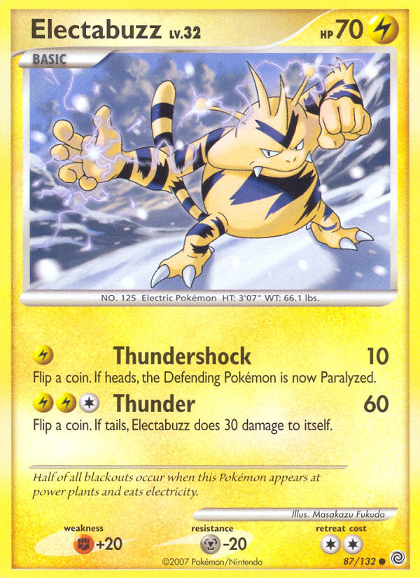 Electabuzz (87/132) [Diamond & Pearl: Secret Wonders] | Odin's Place