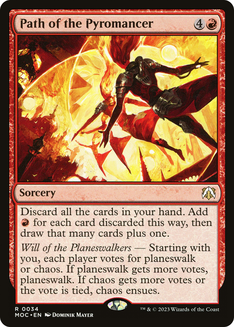 Path of the Pyromancer [March of the Machine Commander] | Odin's Place