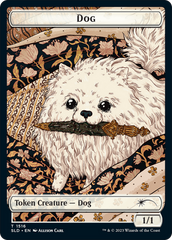 Dog // Cat Double-Sided Token [Secret Lair Commander Deck: Raining Cats and Dogs Tokens] | Odin's Place
