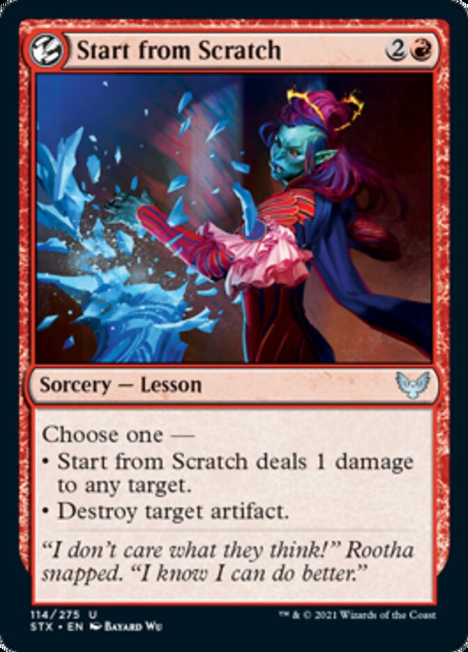 Start from Scratch [Strixhaven: School of Mages] | Odin's Place