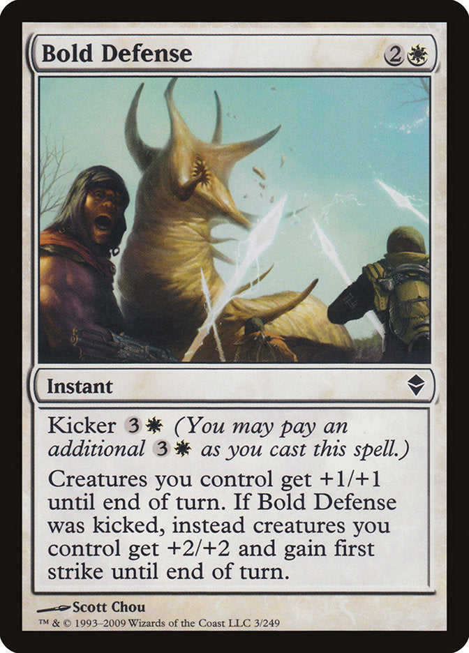 Bold Defense (3) [Zendikar] | Odin's Place