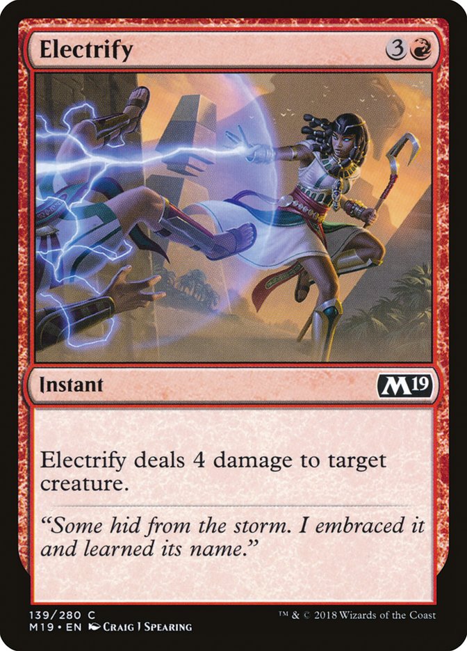 Electrify (139) [Core Set 2019] | Odin's Place