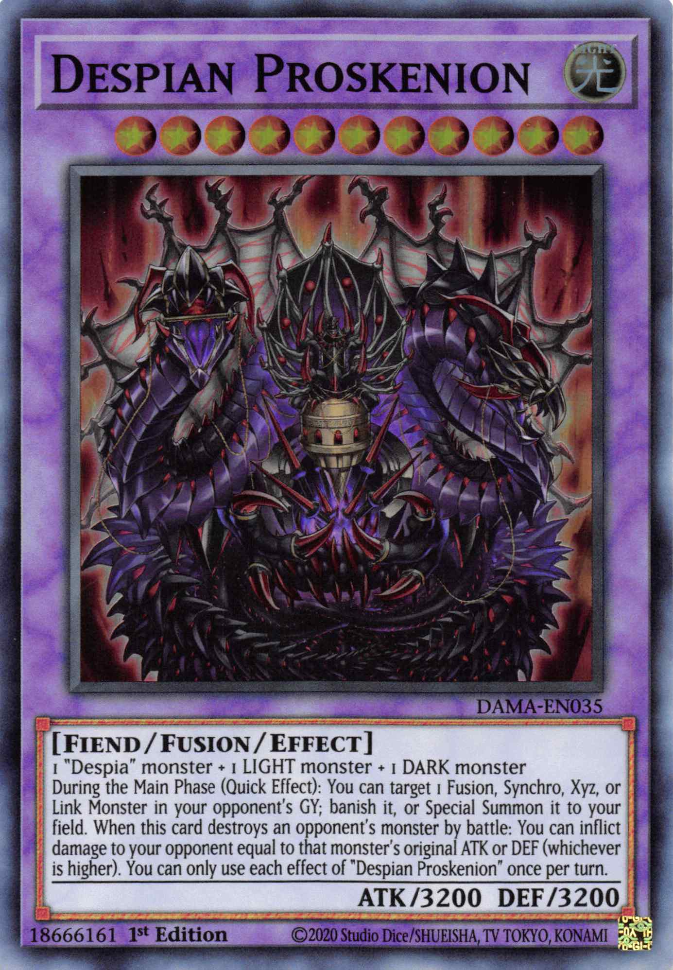 Despian Proskenion [DAMA-EN035] Super Rare | Odin's Place