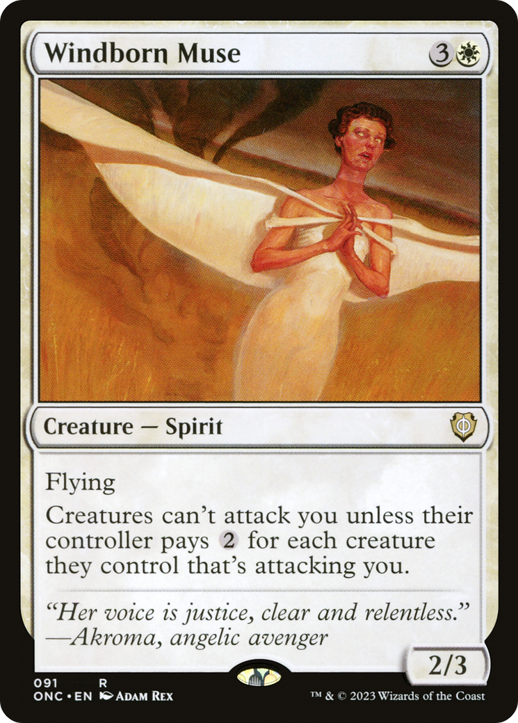 Windborn Muse [Phyrexia: All Will Be One Commander] | Odin's Place