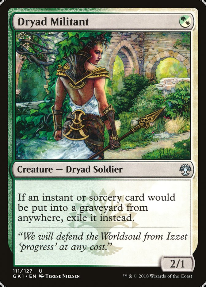 Dryad Militant (111) [Guilds of Ravnica Guild Kit] | Odin's Place