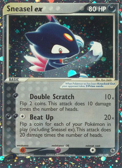 Sneasel ex (103/109) [EX: Ruby & Sapphire] | Odin's Place