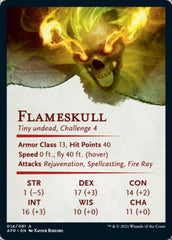 Flameskull Art Card [Dungeons & Dragons: Adventures in the Forgotten Realms Art Series] | Odin's Place