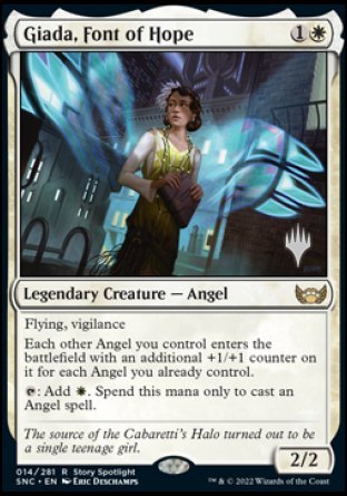 Giada, Font of Hope (Promo Pack) [Streets of New Capenna Promos] | Odin's Place