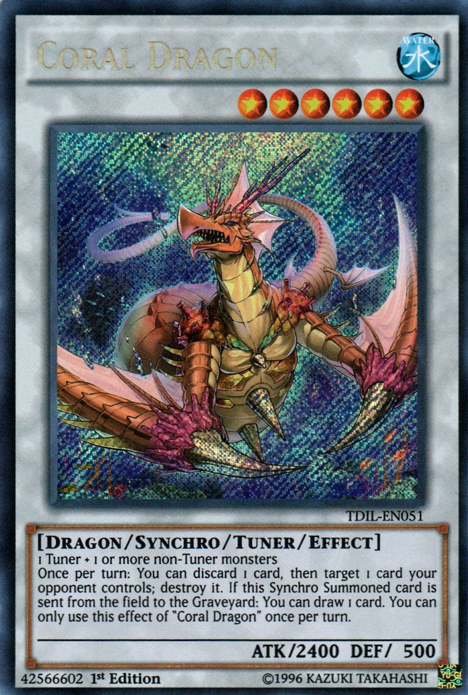 Coral Dragon [TDIL-EN051] Secret Rare | Odin's Place